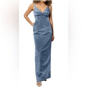 LULA KATE HENLEY FLOOR-LENGTH BRIDESMAID DRESS Size 2. #197
